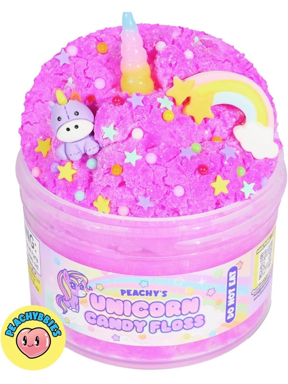 Peachybbies Unicorn Candy Floss cloud slime
